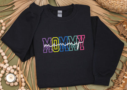 MOMMY Embroidered Sweatshirt, Gift
